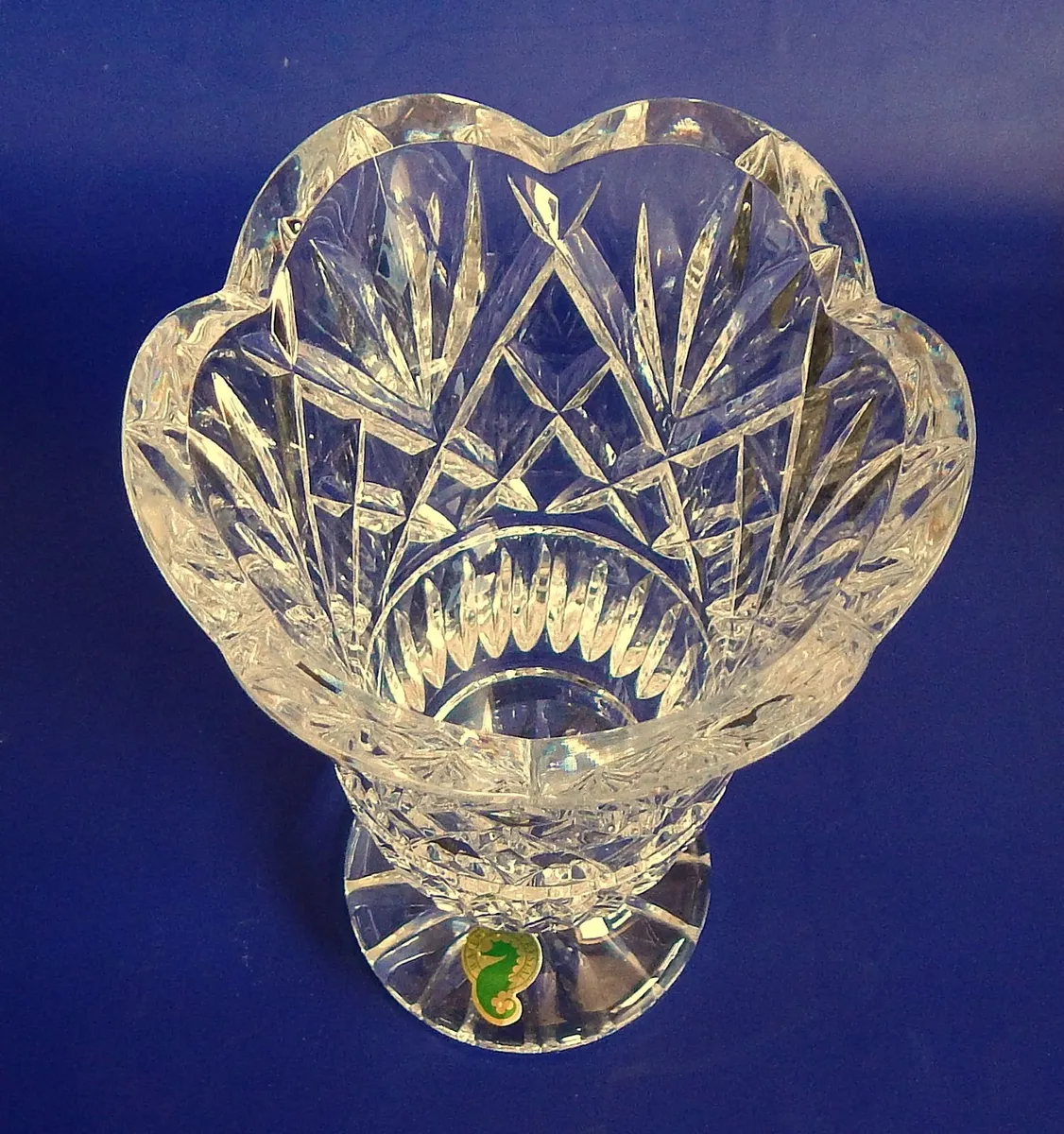 Waterford  Crystal Small 7" Footed Vase - Image 2