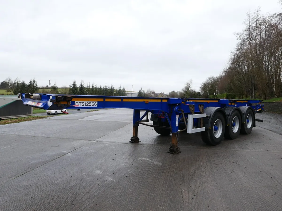 2016 Dennison Skeletal Trailer 3 Axle T2-01947 - Image 3