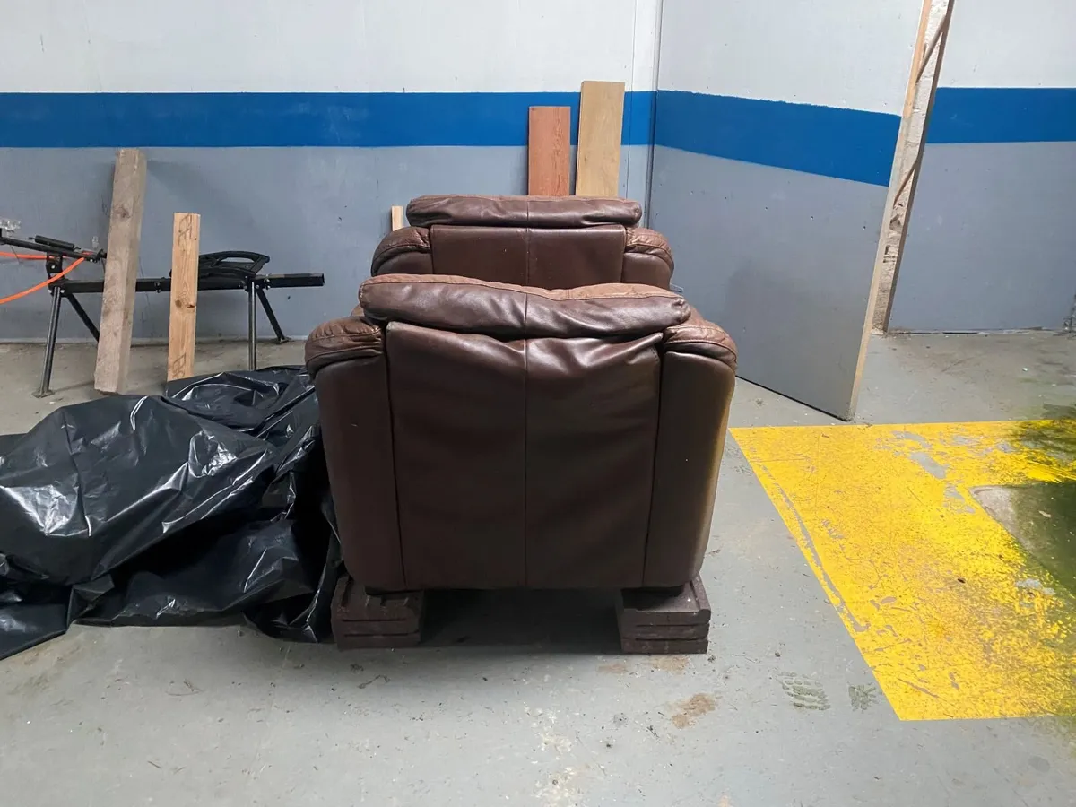 Used Leather Chairs - Image 2