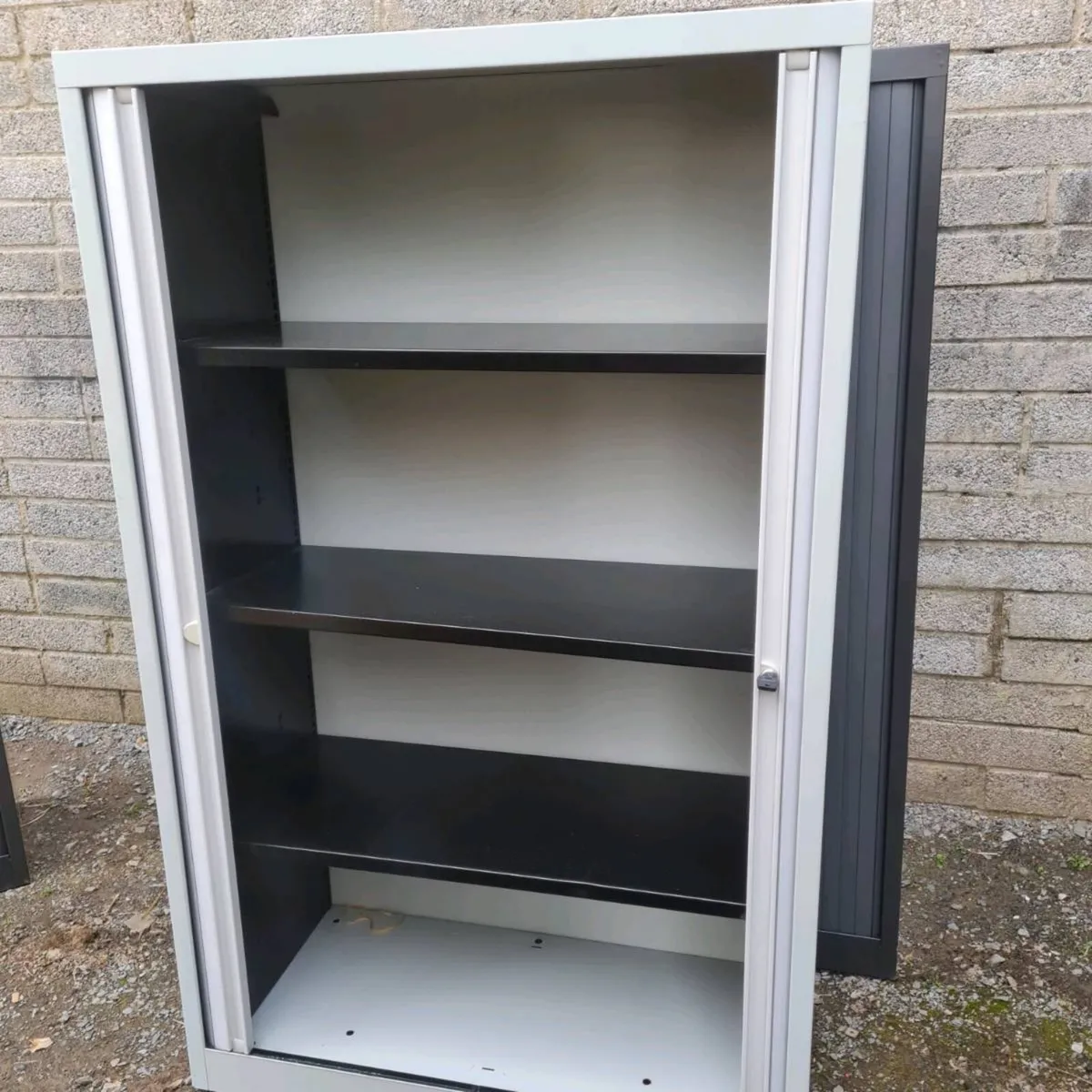 Tambour metal storage cabinets - Image 2