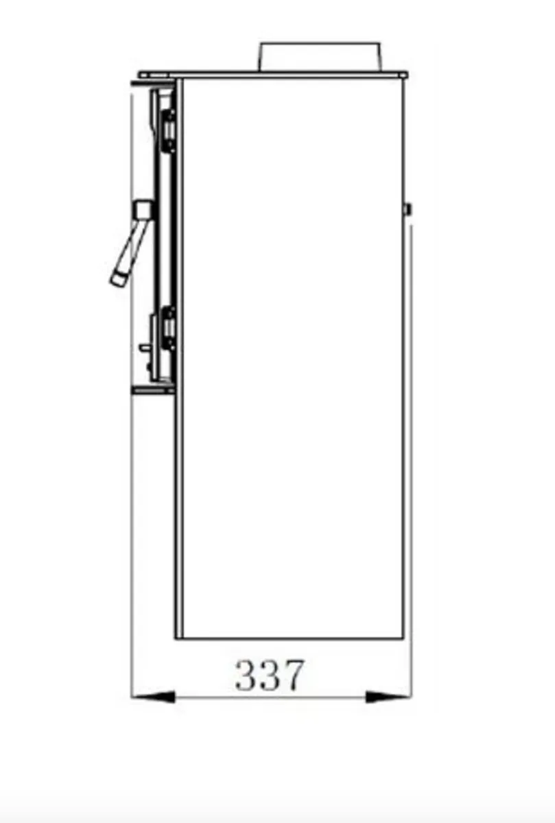 Stove Oslo Eco Panoramic LS 7kw  New Sale Price - Image 3