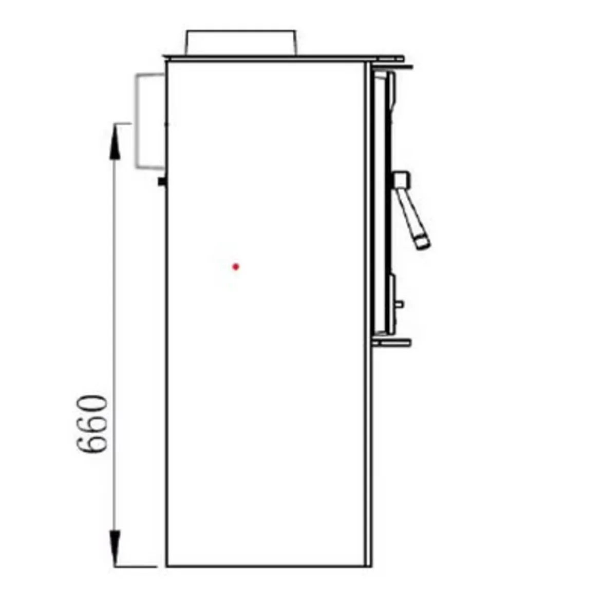 Stove Oslo Eco Panoramic LS 7kw  New Sale Price - Image 4