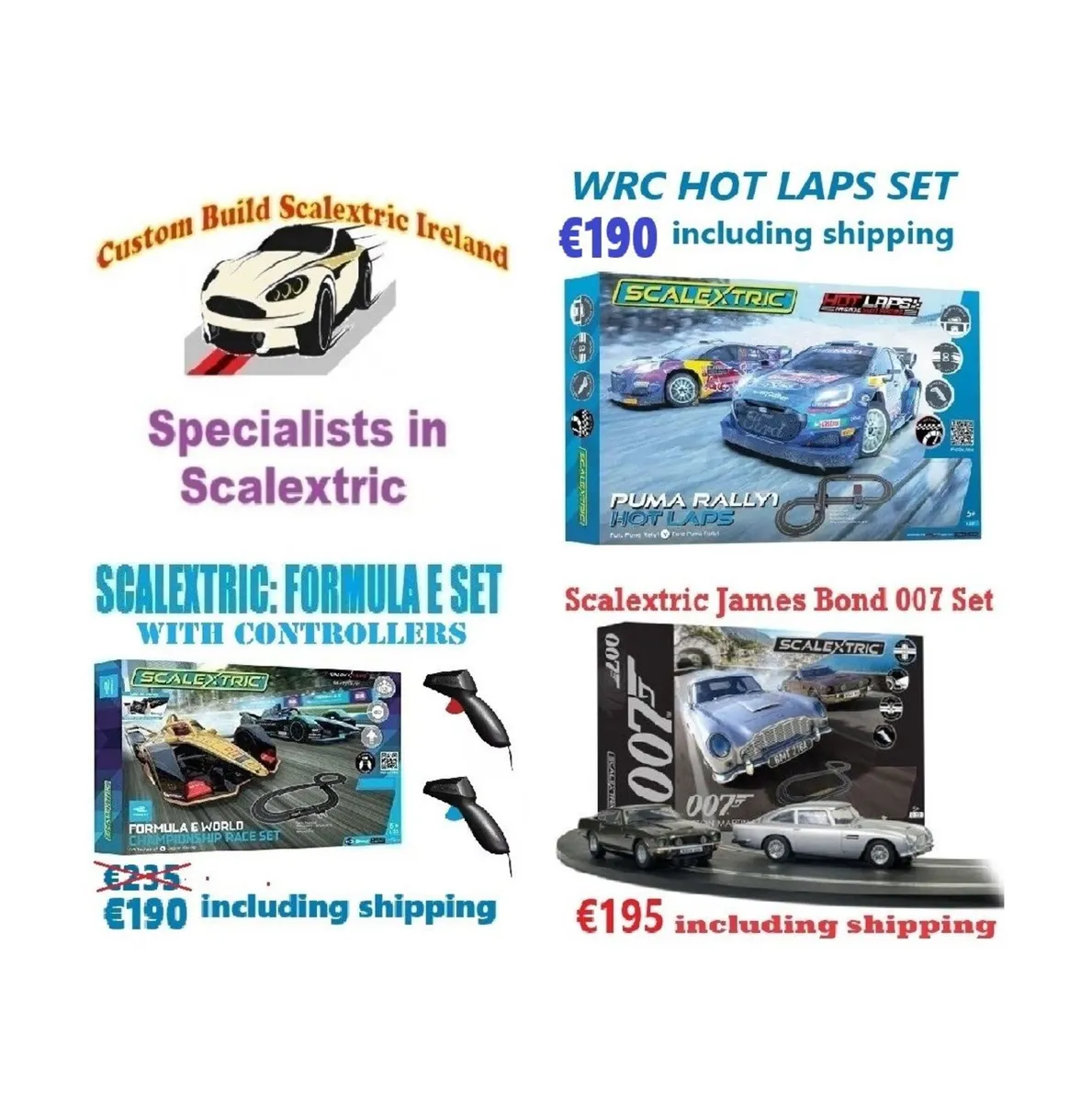 Various Scalextric Sets for sale. New or Used Sets - Image 1