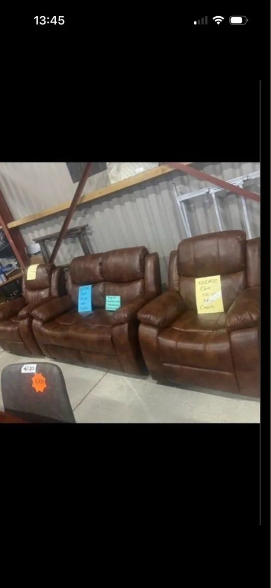 Brand new suites of furniture 3 colours available - Image 1