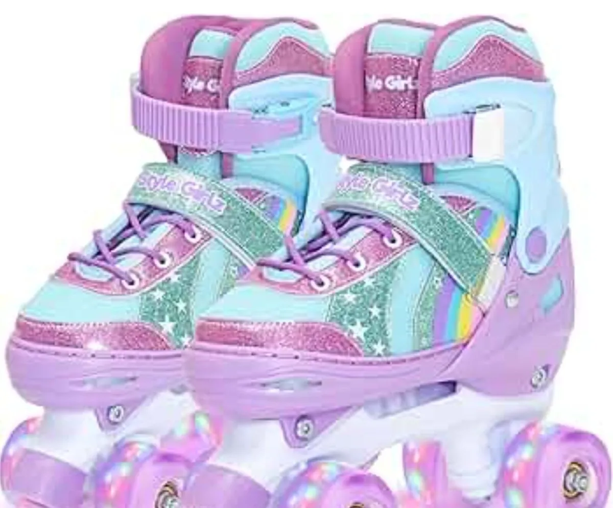 Parallel Skates, 4 Wheels Skates with LED Lighting - Image 3