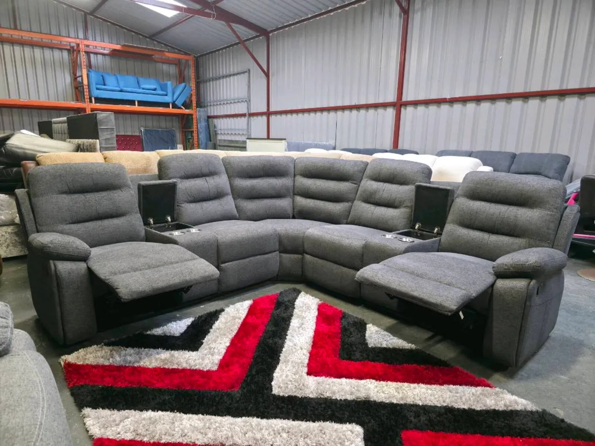 Brand new recliner corner sofa