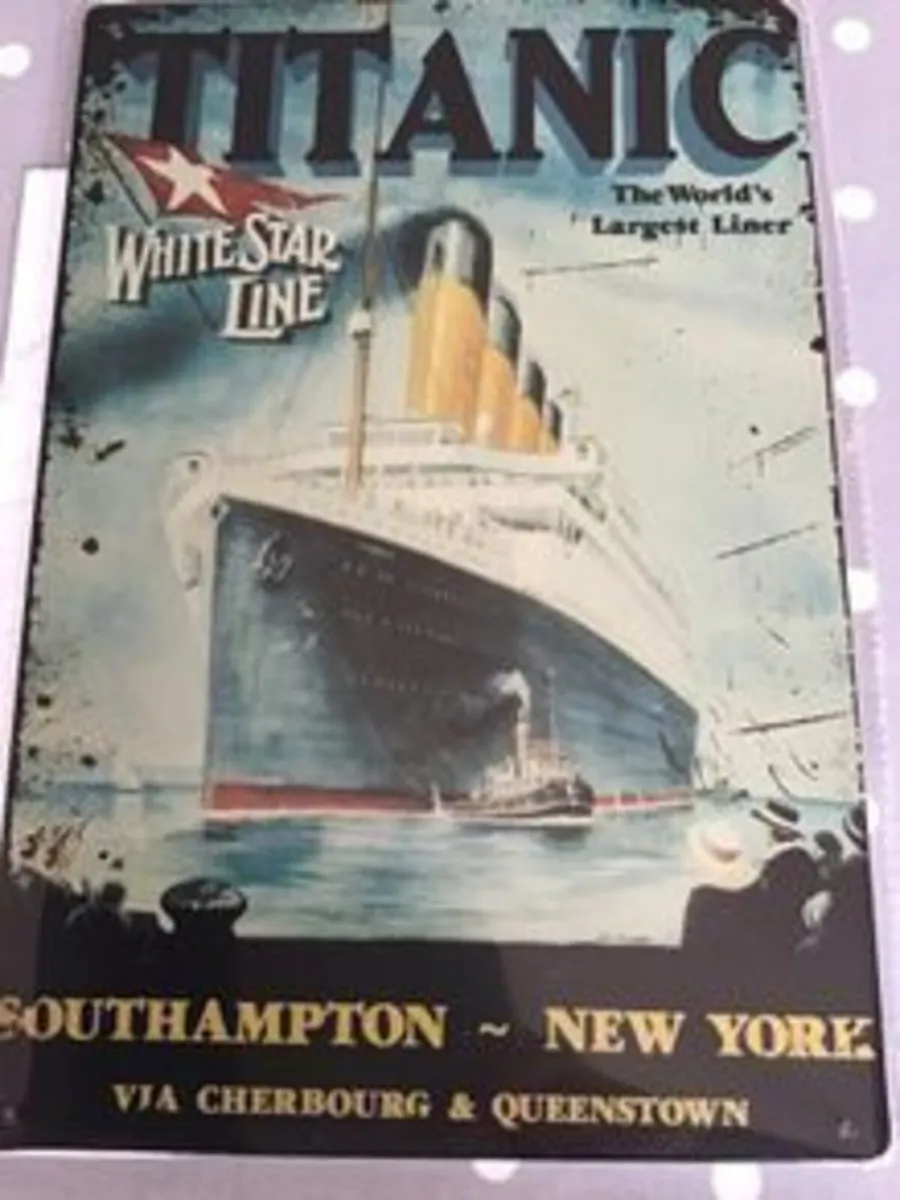 Titanic Memorabilia - Wall Plaque