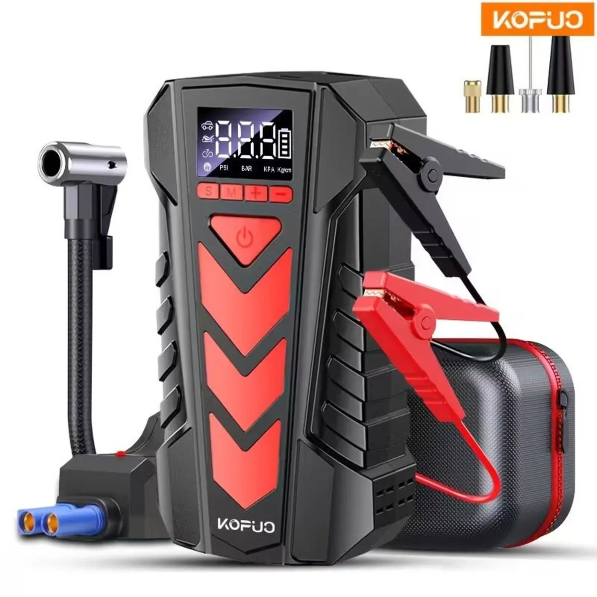Jump Starter 5 in1 4000A Air Inflator 12V - Image 4