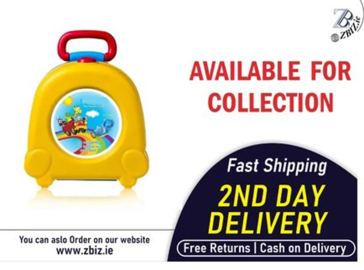 Kids Portable Travel Camp Bucket Toilet Cover - Image 1