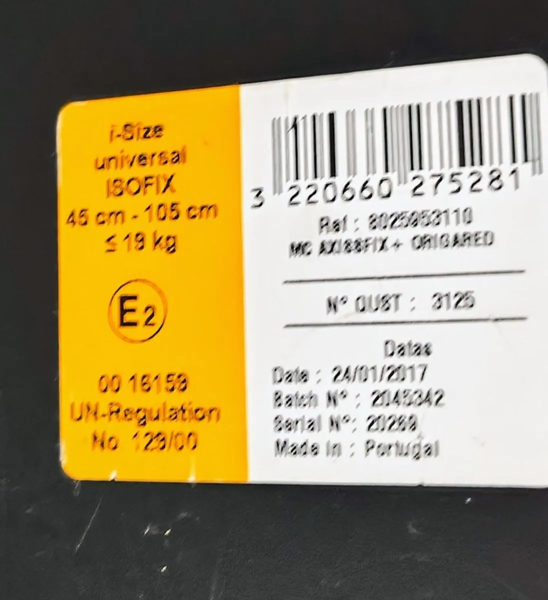 Car seat rotate 360 Maxi-Cosi AxissFix (Isofix) - Image 2