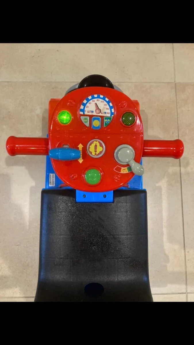 Thomas the tank and frog musical ride on - Image 2