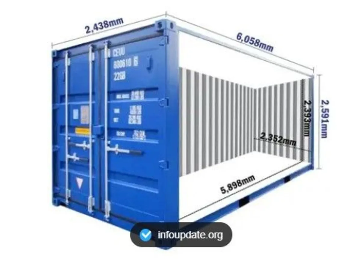 Shipping Container 20ft (6m) - NATIONWIDE DELIVERY - Image 3