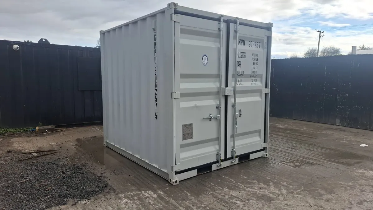 9ft Office Container – Window, Pedestrian Door - Image 1