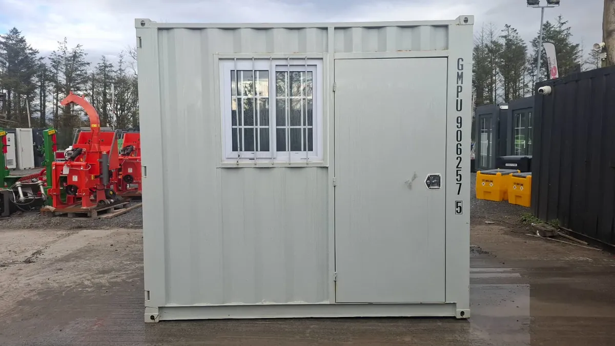 9ft Office Container – Window, Pedestrian Door - Image 4