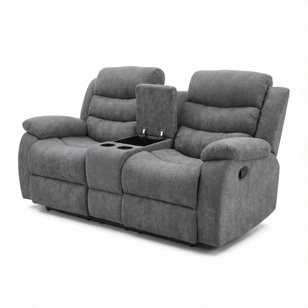 ⚡️NEW 3+2 GREY FABRIC RECLINERS⚡️ - Image 2
