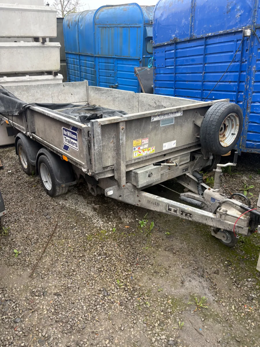 Ifor Williams 10ft tipping trailer - Image 2