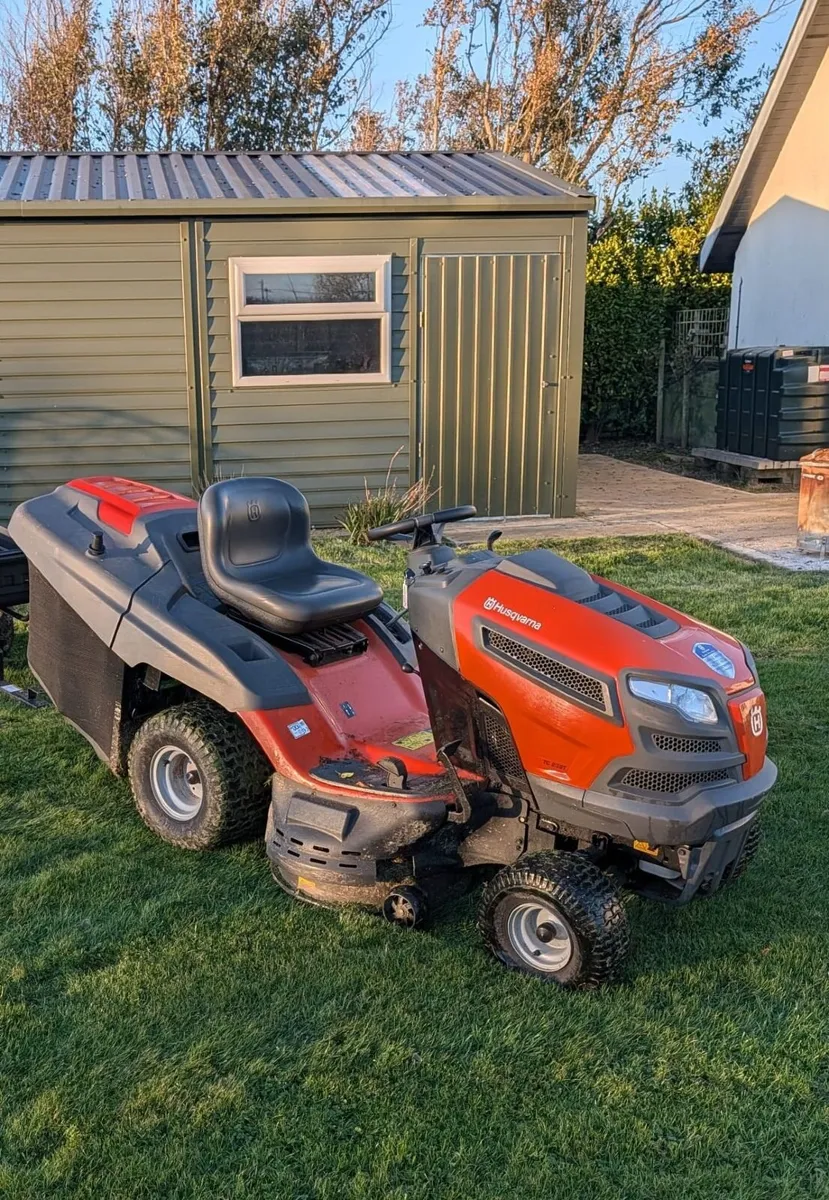 Husqvarna TC 239T V-Twin Ride-on Mower - Image 1