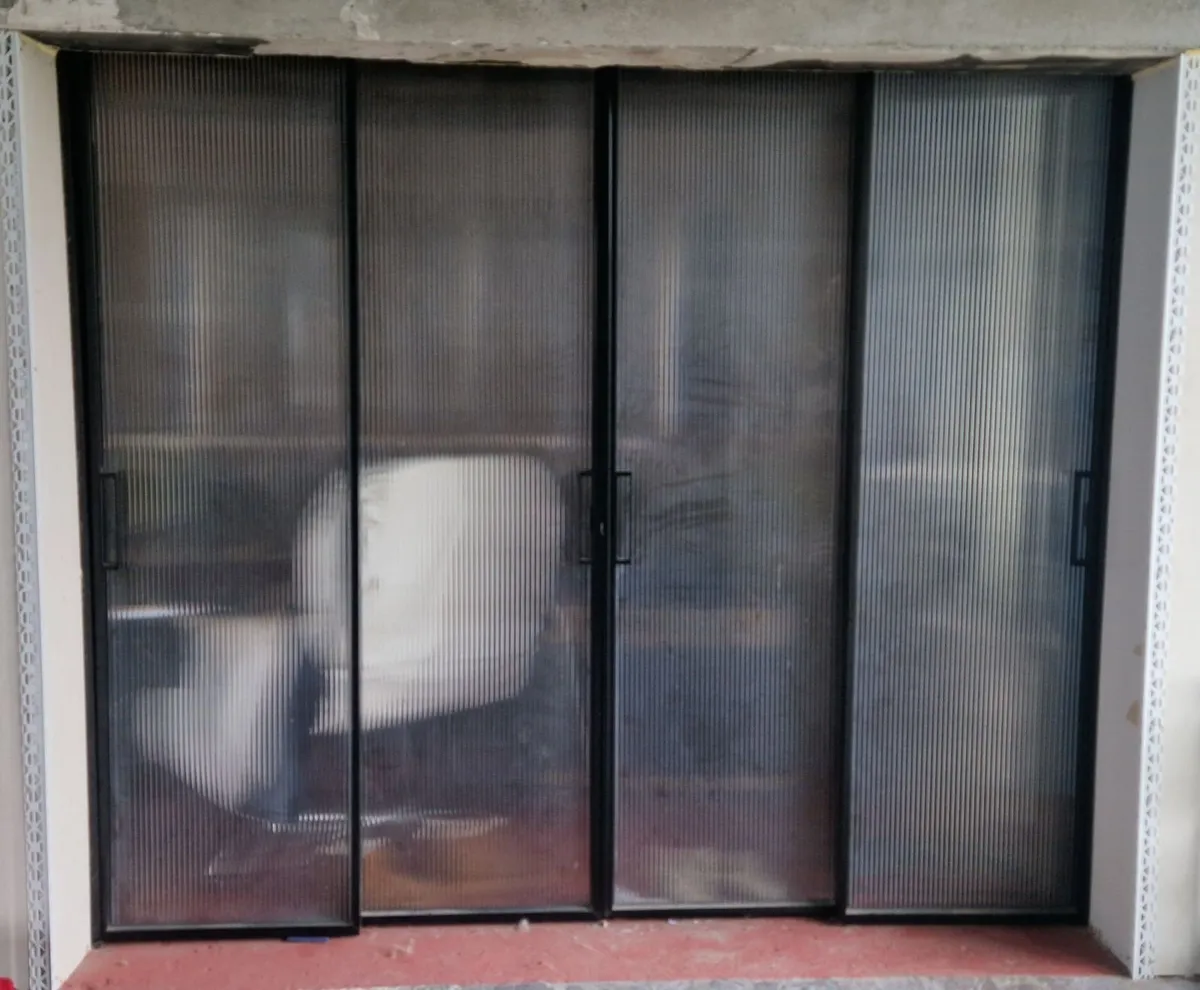 Sliding Fluted Glass Doors (internal) - Image 1