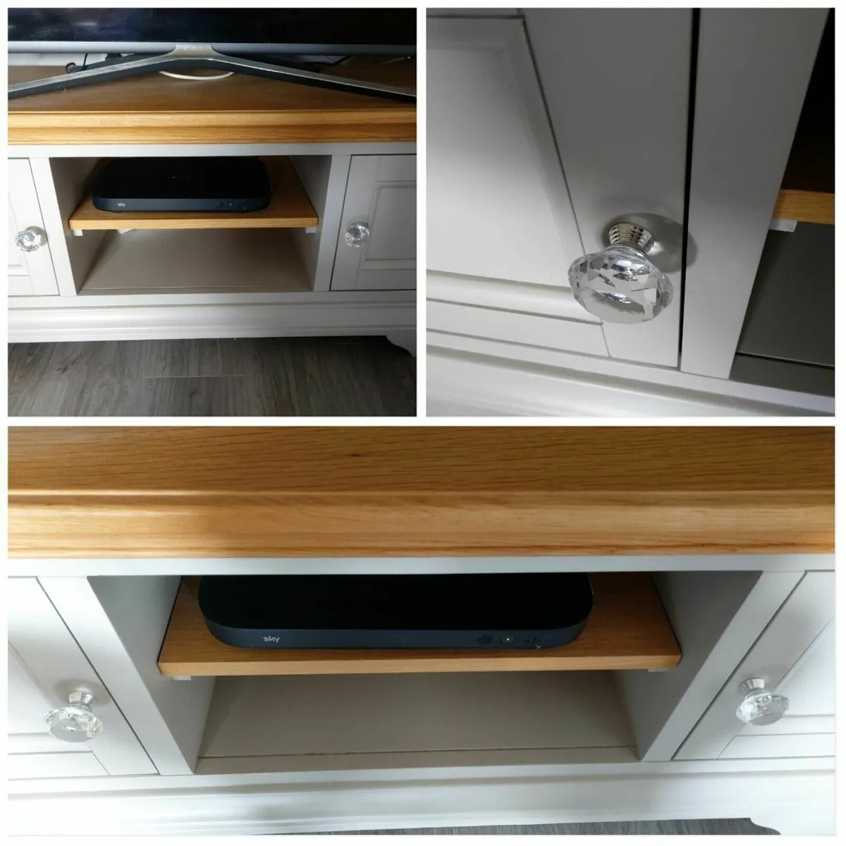 18 x  Glass Diamond Door Knobs- POST - Image 3