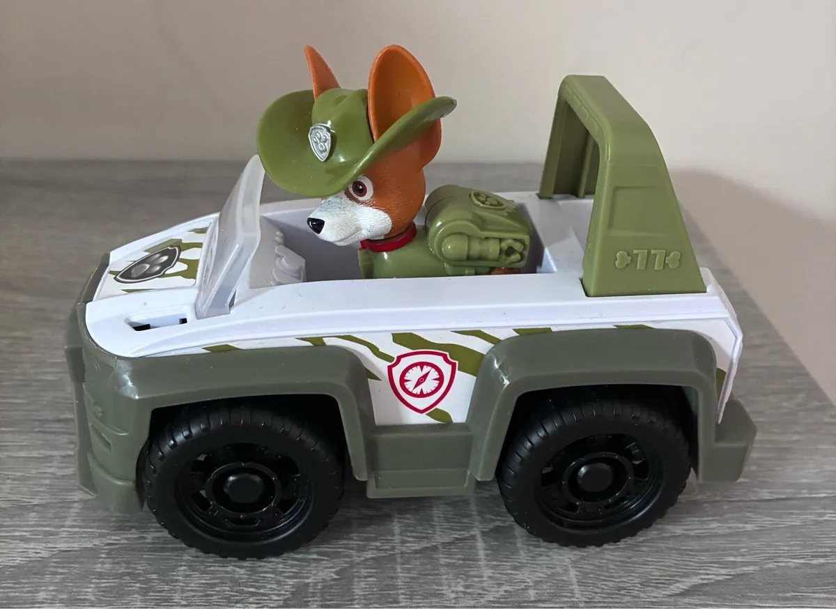 Paw patrol mighty pups tracker vehicle