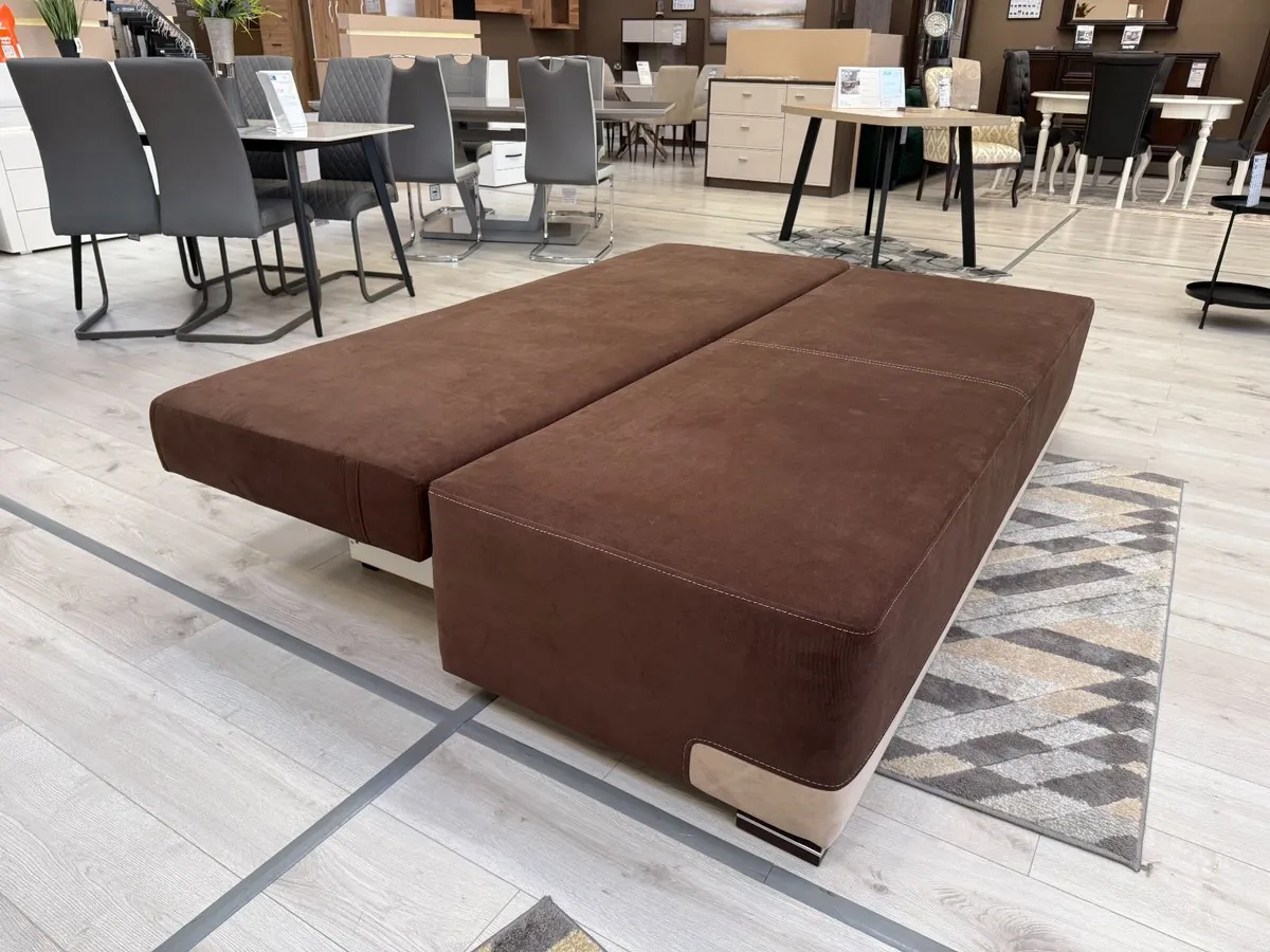 Julie Brown Double Sofa Bed 145cm x 200cm - Image 3