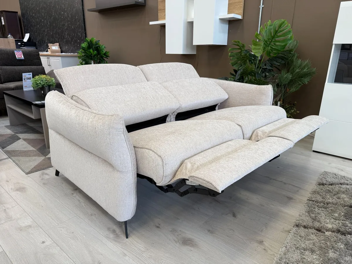 Arona 2 Seater Sofa Electric Recliner and Armchair - Image 1