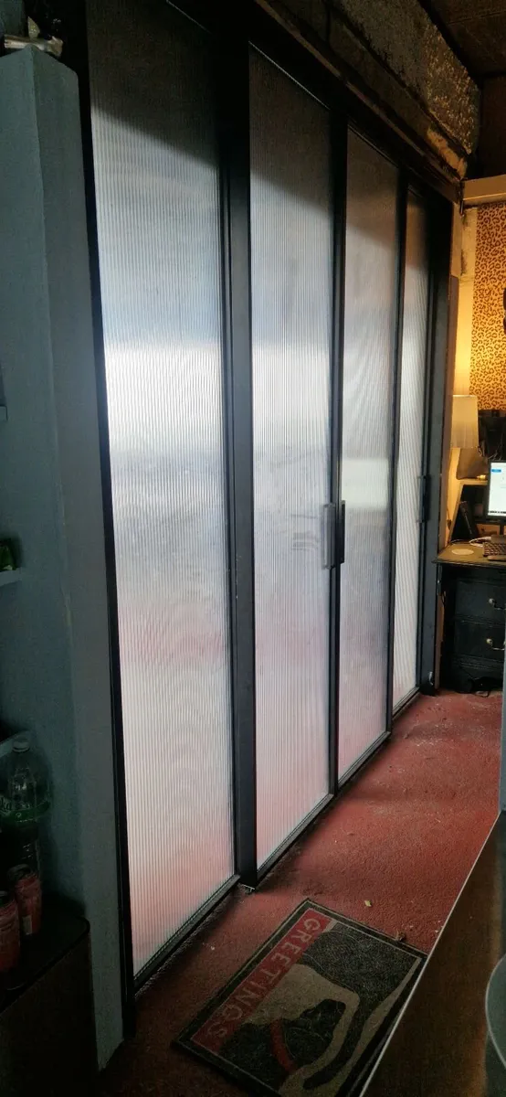 Sliding Fluted Glass Doors (internal) - Image 2