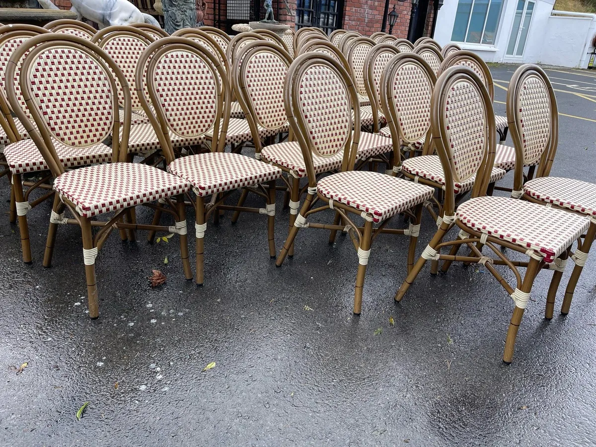 French cafe bistro restaurant chairs - Image 3