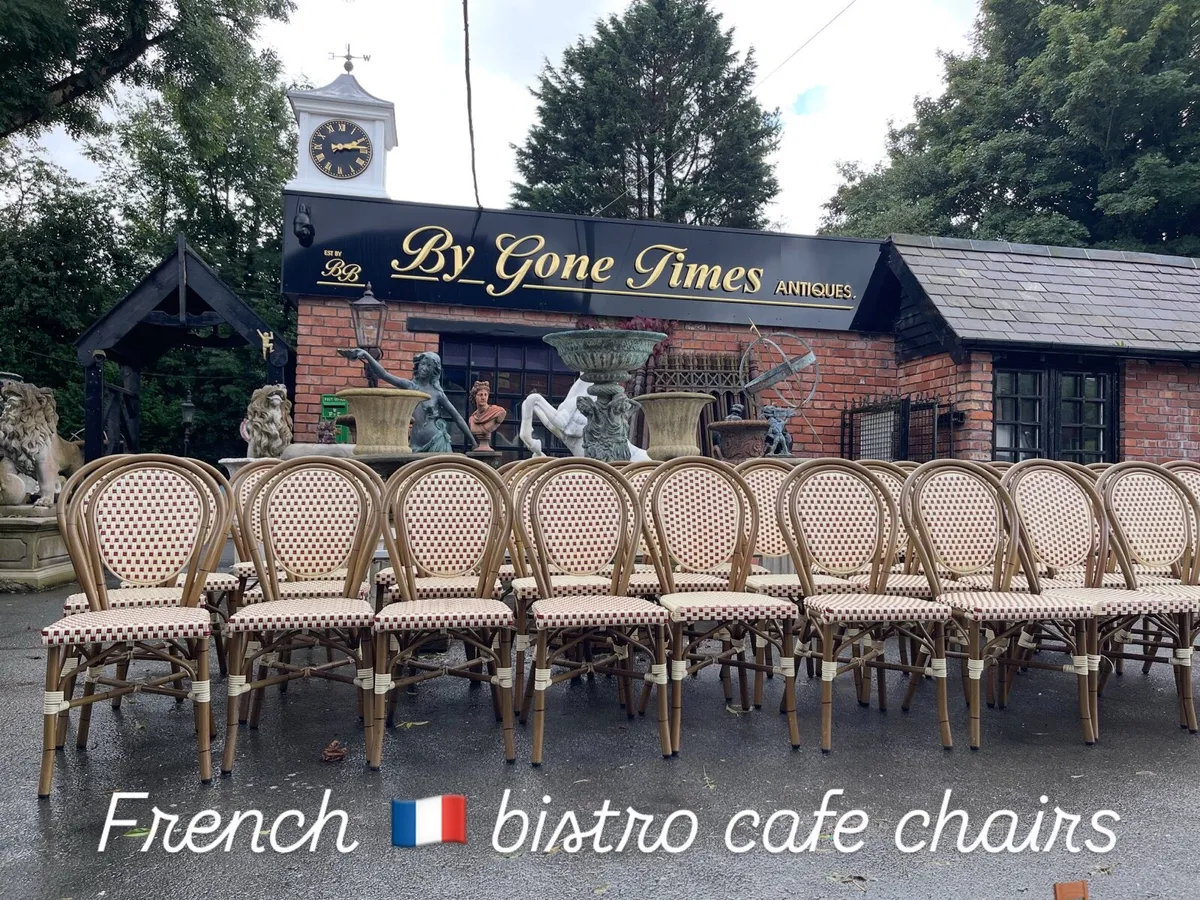 French cafe bistro restaurant chairs - Image 1