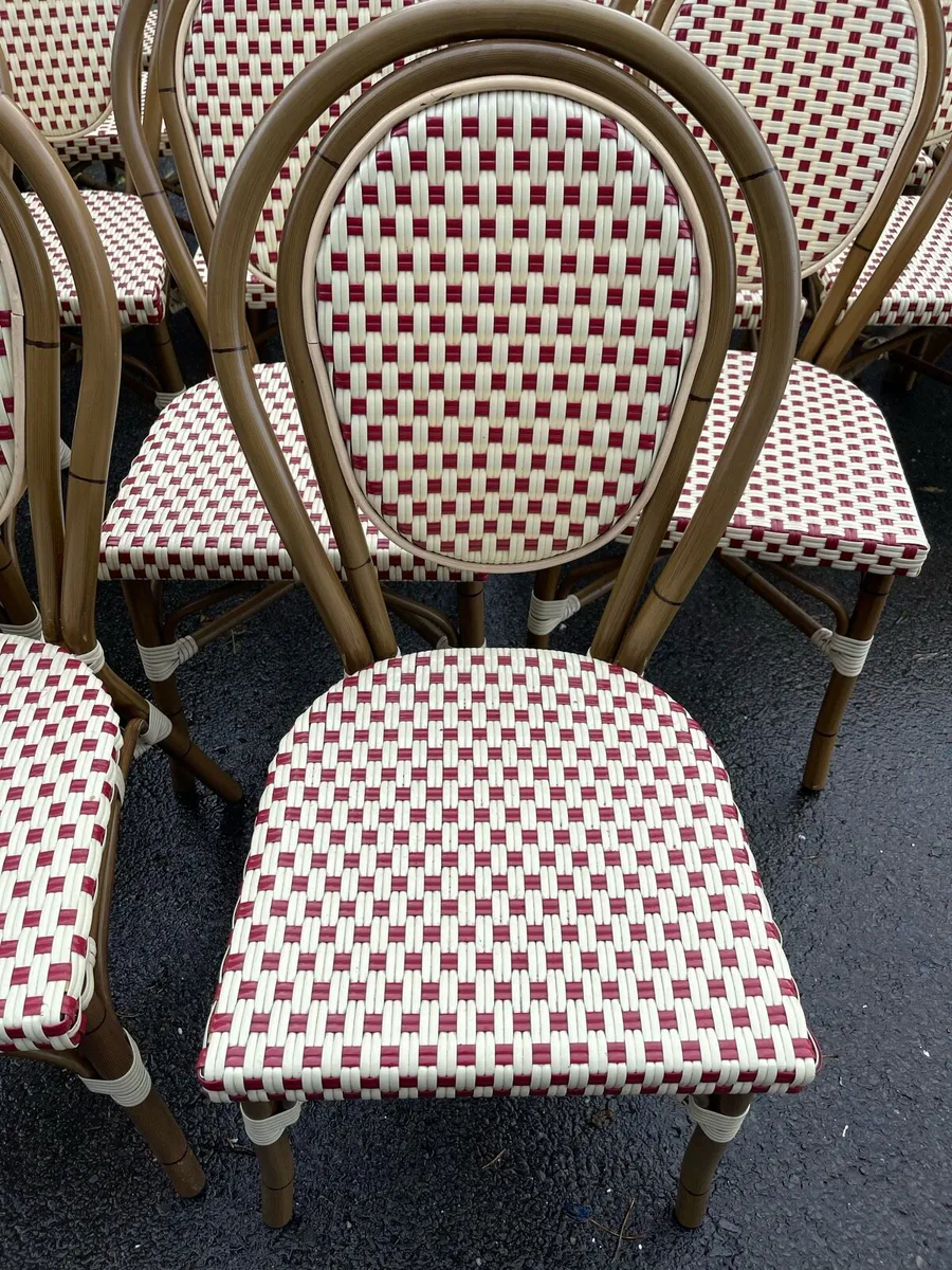 French cafe bistro restaurant chairs - Image 2