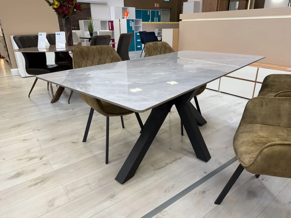 Cora Grey Dining Table - Image 1