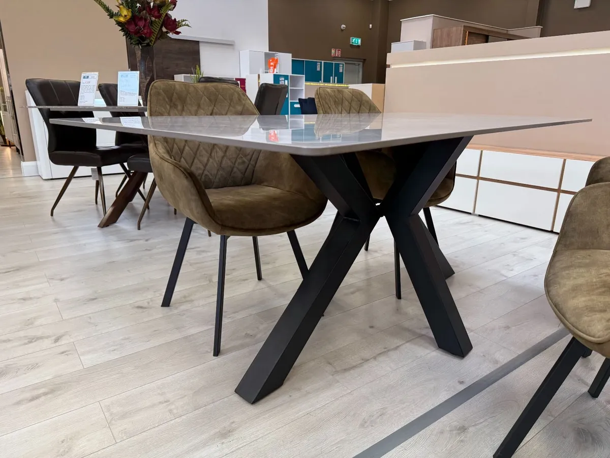 Cora Grey Dining Table - Image 3