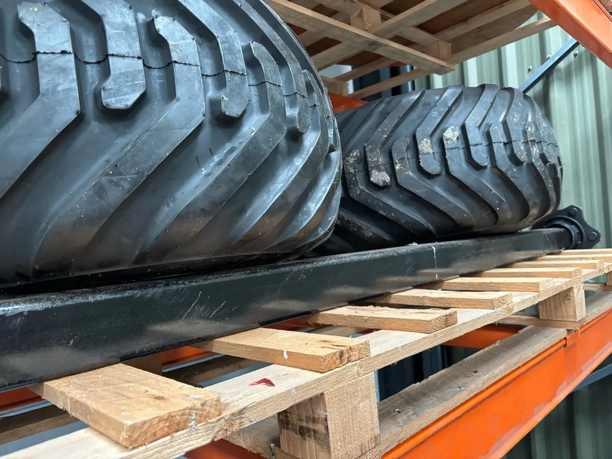 Flotation Tyres and Axle. Unused. - Image 1