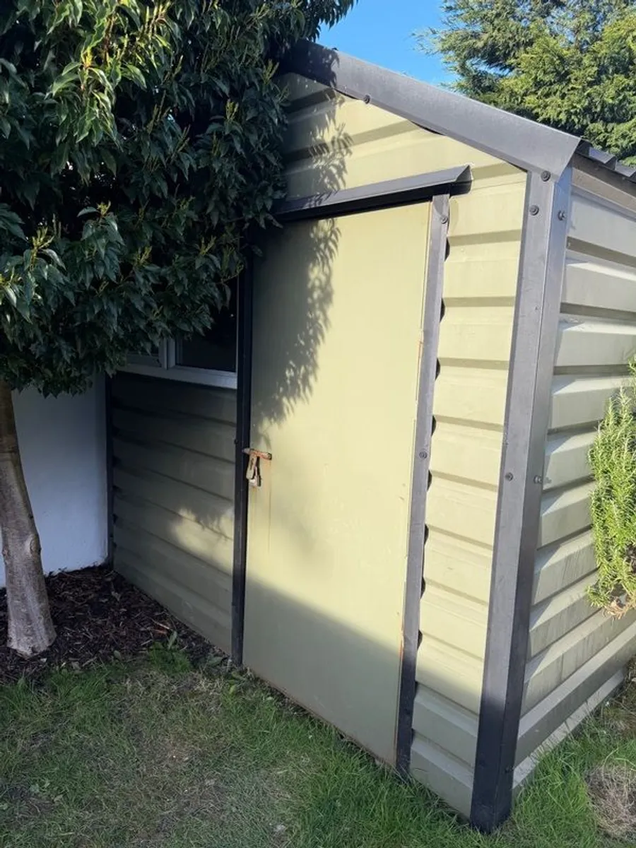 Clane Steel Garden Shed - Image 1