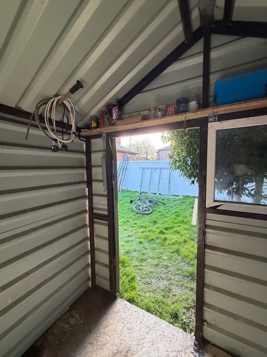 Clane Steel Garden Shed - Image 3