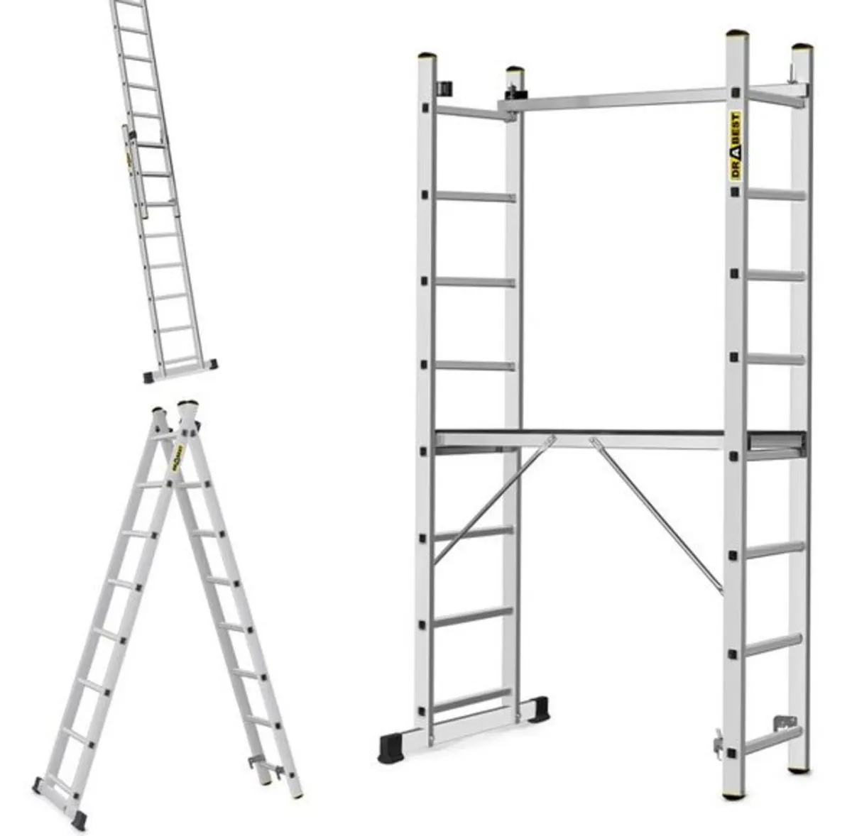 Aluminum Ladder Scaffolding 2x8 Steps - Image 1