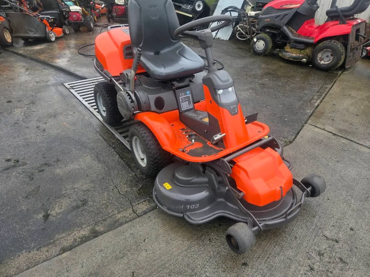 Husquvana front deck lawnmower for sale - Image 1