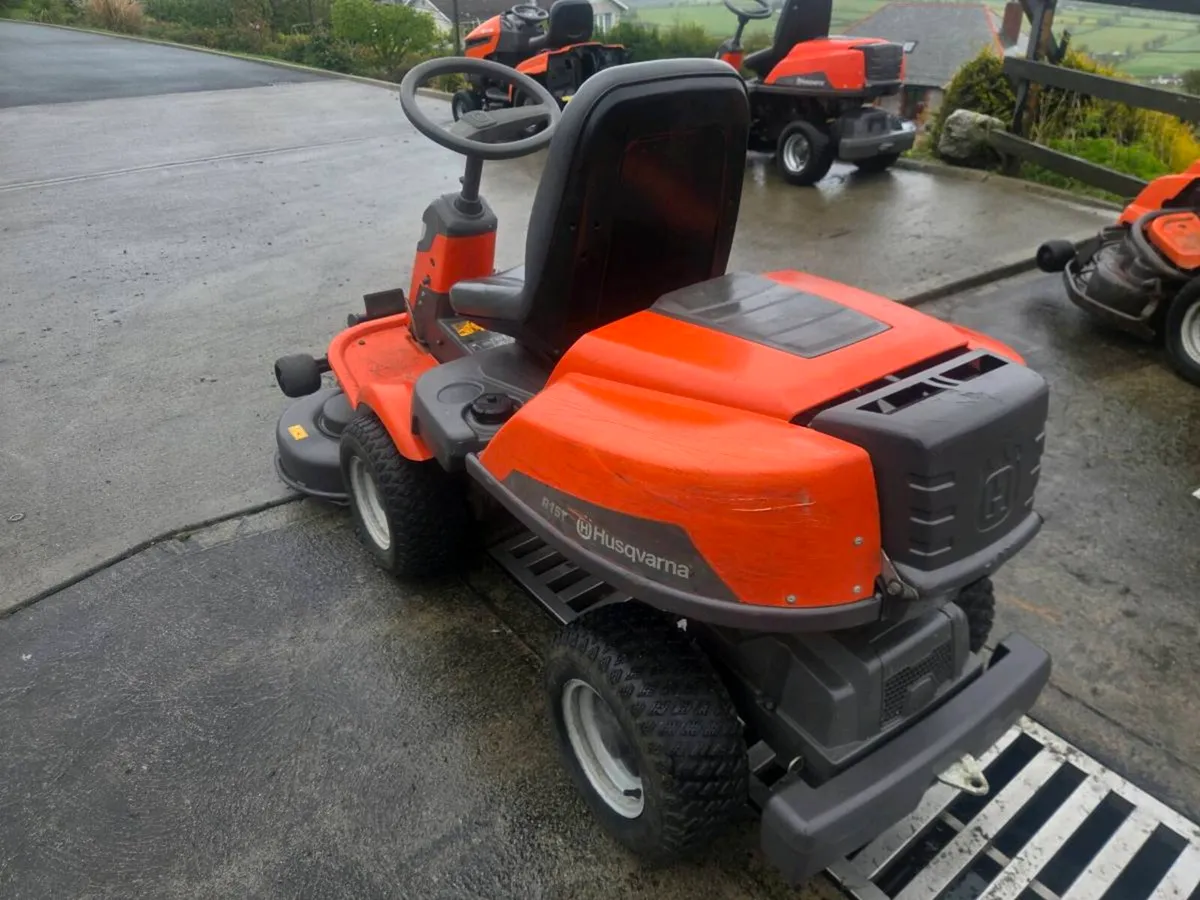 Husquvana front deck lawnmower for sale - Image 4