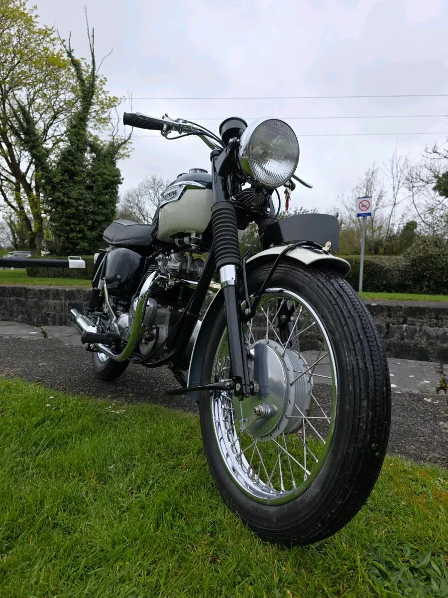1968 triumph t100p ex. Irish Army - Image 1