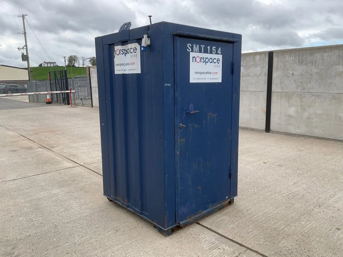 APPROX. 4ft x 4ft ANTI VANDAL MAINS SITE TOILET - Image 1