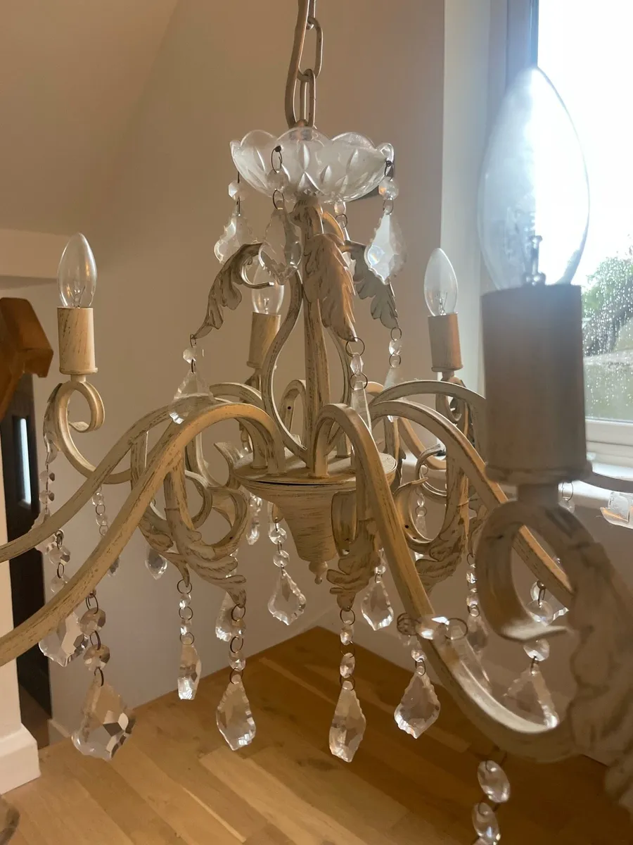 Eight armed chandelier. - Image 2