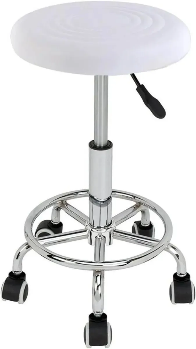 Adjustable Hydraulic Saddle Stool Without Backrest - Image 3