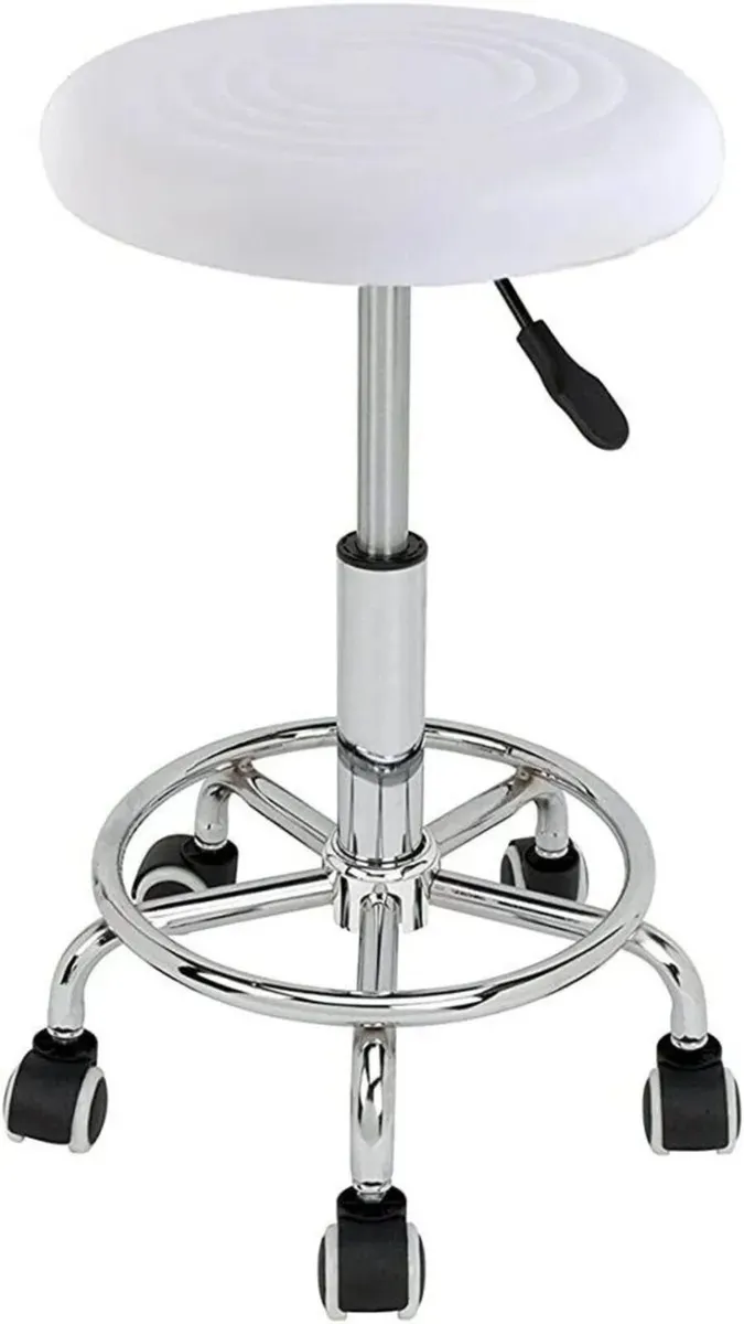 Adjustable Hydraulic Saddle Stool Without Backrest - Image 4