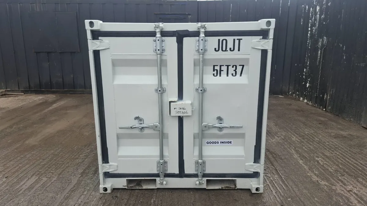 5ft Office Container – Window, Pedestrian Door - Image 2