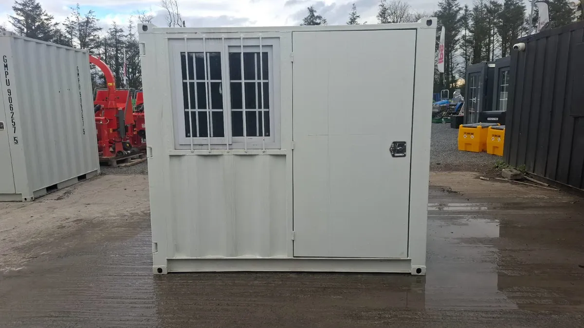 7ft Office Container – Window, Pedestrian Door - Image 4