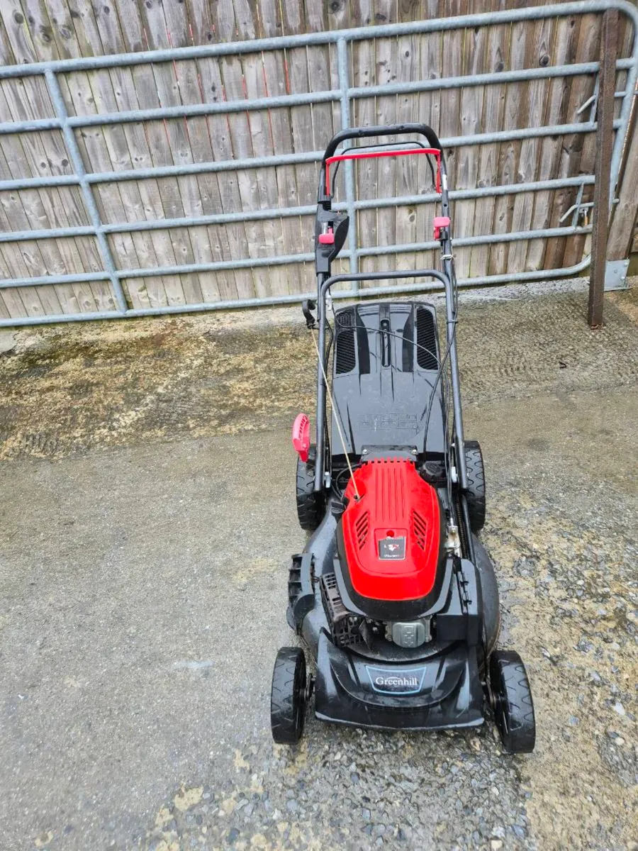 Green Hill self Drive lawnmower - Image 1