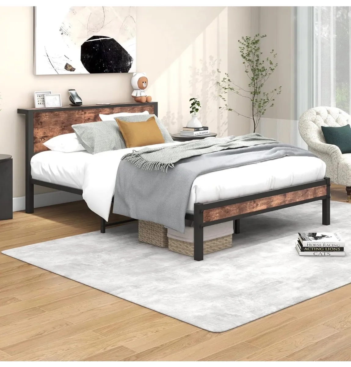 King Size Bed Frame Metal - Image 1