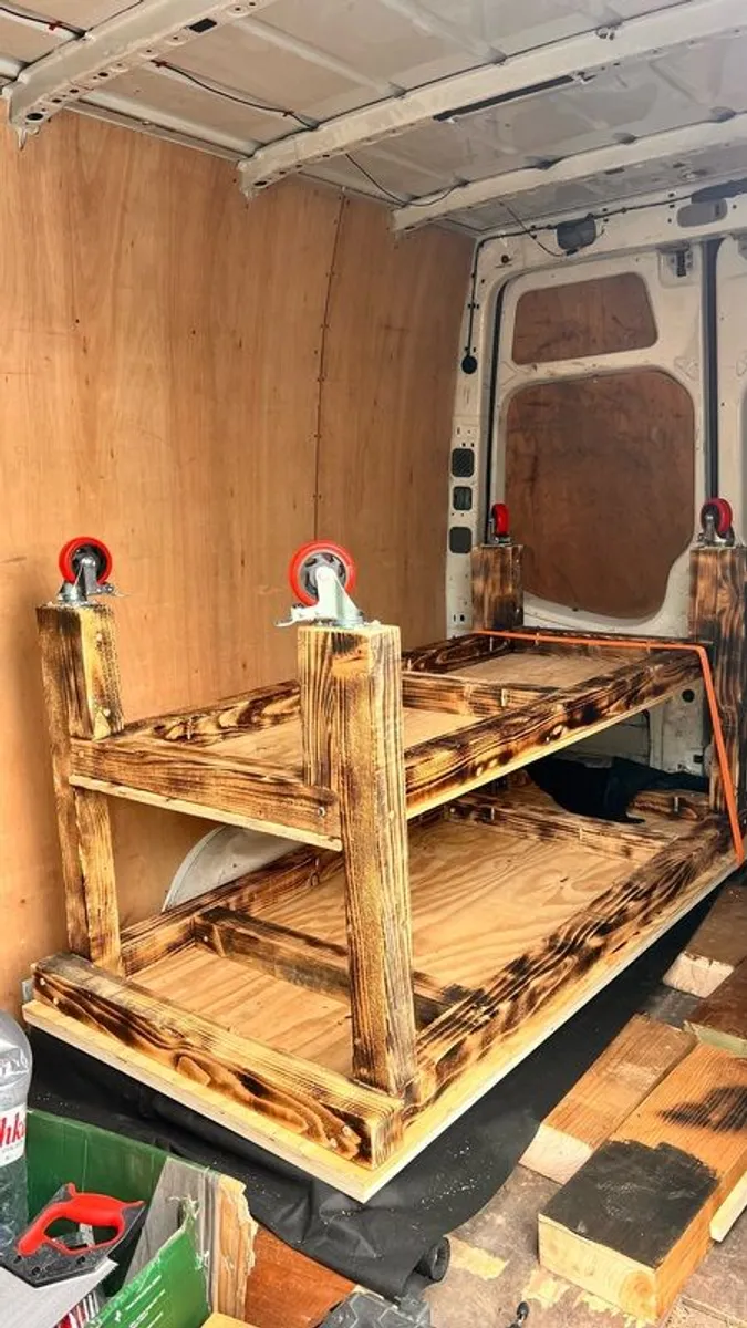 Large Heavy Duty Rustic Workbench 1800x900x900mm - Image 4