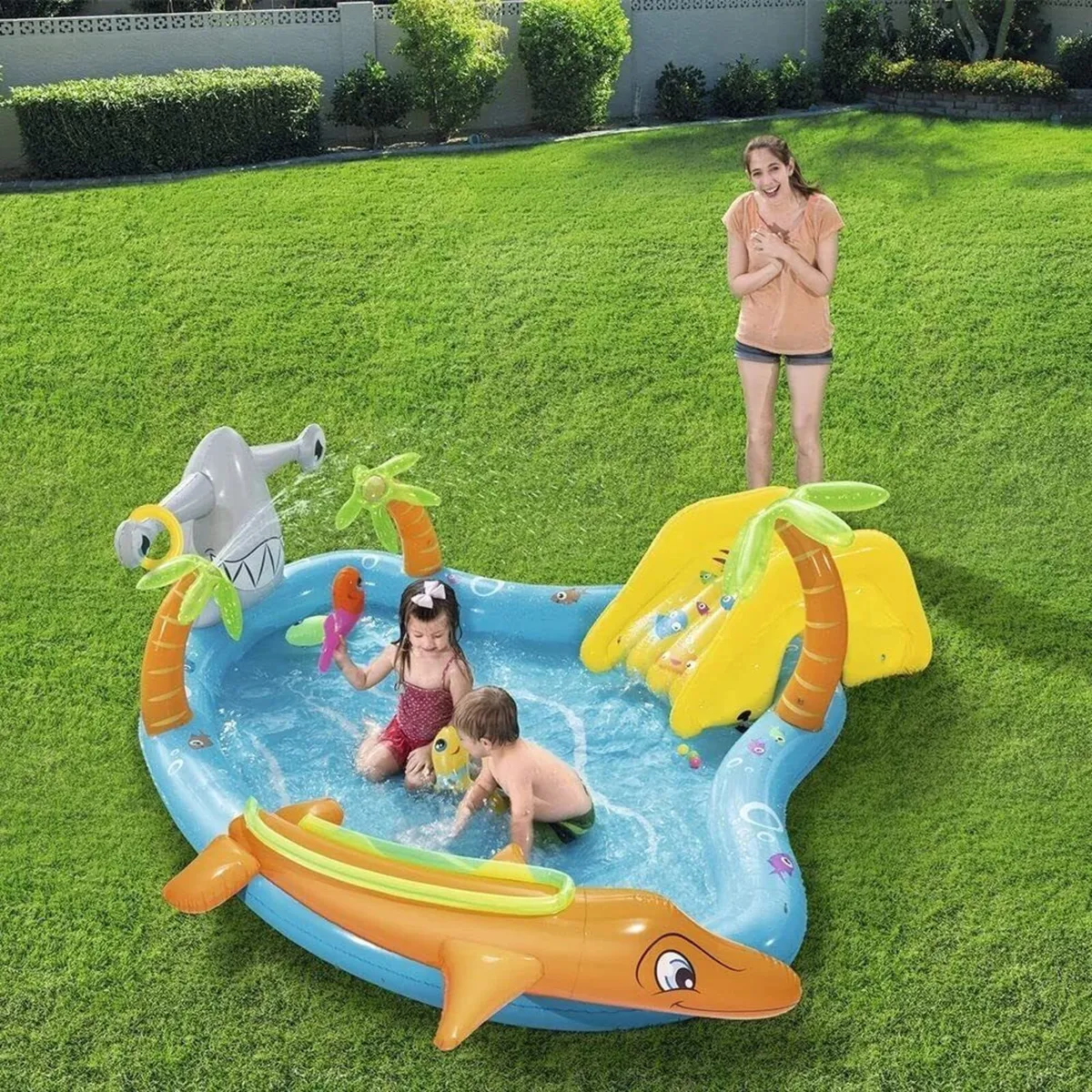 Sea Water Play Centre 280x257x87cm Kids Pool - Image 1