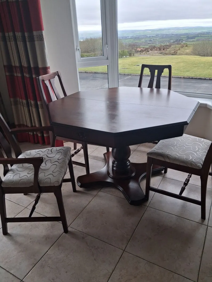 Rossmore dinning table and 6 chairs - Image 2